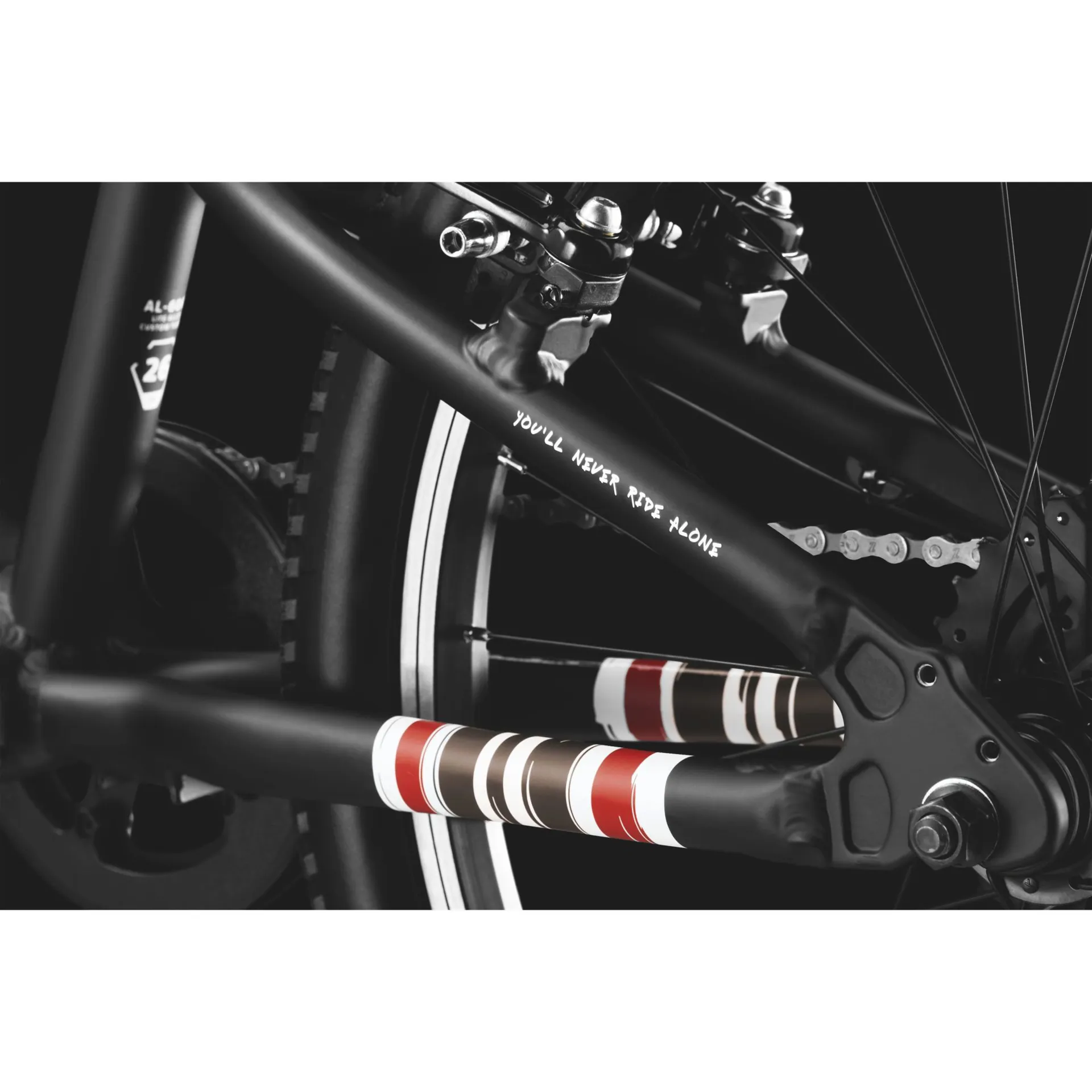 Bergamont Bergamonster St. Pauli 20" Wheel-Light Weight. (Red/White Stripes) click to zoom image