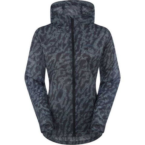 Madison Roam women's lightweight packable jacket, camo navy haze click to zoom image
