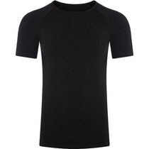 Madison Roam isoler mesh short sleeve baselayer, black